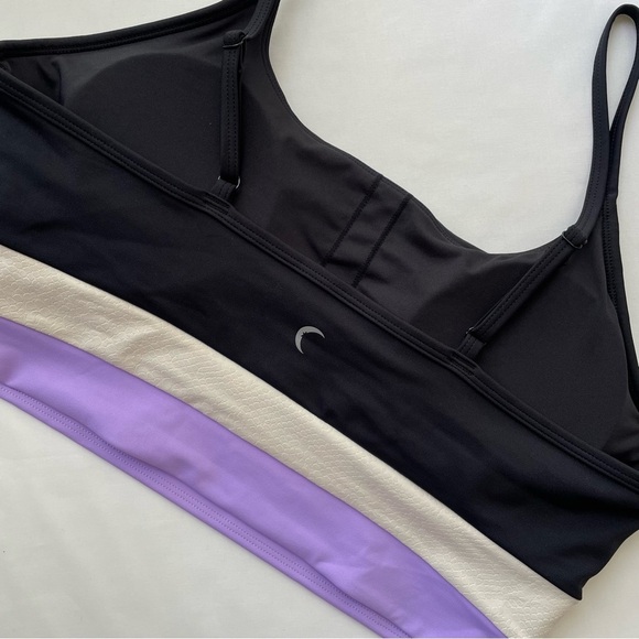 Zyia Active Lilac Tricolor Adjustable Light n Tight Bra XL - Picture 1 of 5